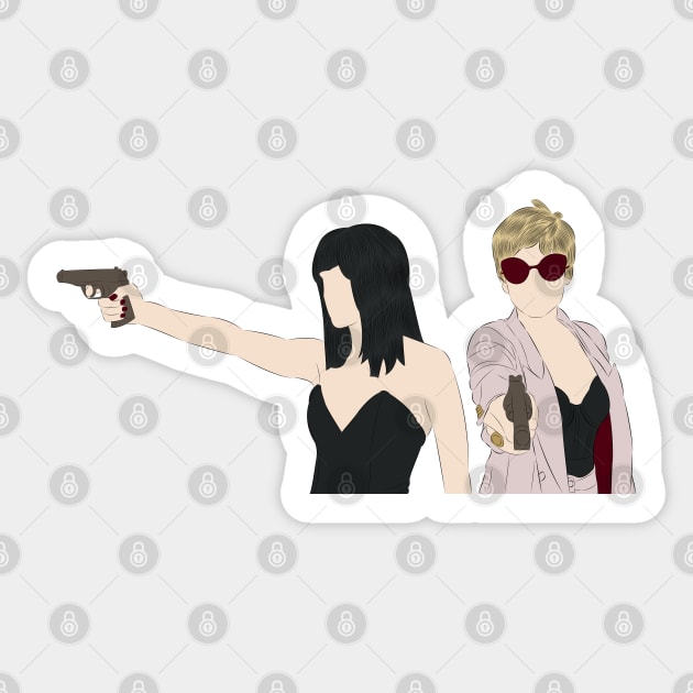 Zulema & Maca - Via A Vis Sticker by LiLian-Kaff